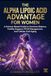 THE ALPHA LIPOIC ACID ADVANTAGE FOR WOMEN