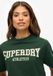 Superdry Athletic Essentials Oversized T-shirt Dames Enamel Green