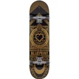 Centrano Blueprint Home Heart Skateboard voor volwassenen, uniseks, compleet board, meerkleurig, 8,125 inch