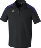 Erima Evo Star Polo Heren - Zwart / Violet | Maat: S