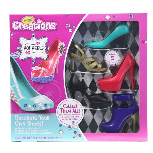 crayola Creation Créations Hot Heels Pack met 5 schoenen