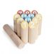 Jeu de quilles nordiques en bois