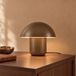 LUSENZ Javera Mushroom Lamp 25 cm Bronze Metal E14 Fitting