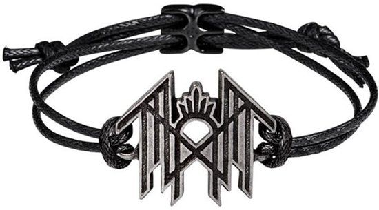 Alchemy Sleep Token - Logo Polsband - Zwart/Zilverkleurig