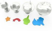 Dekofee Plungers Unicorn set/4
