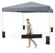 Pavillon pliable, 3 x 3 mètre, avec sac de transport et piquets