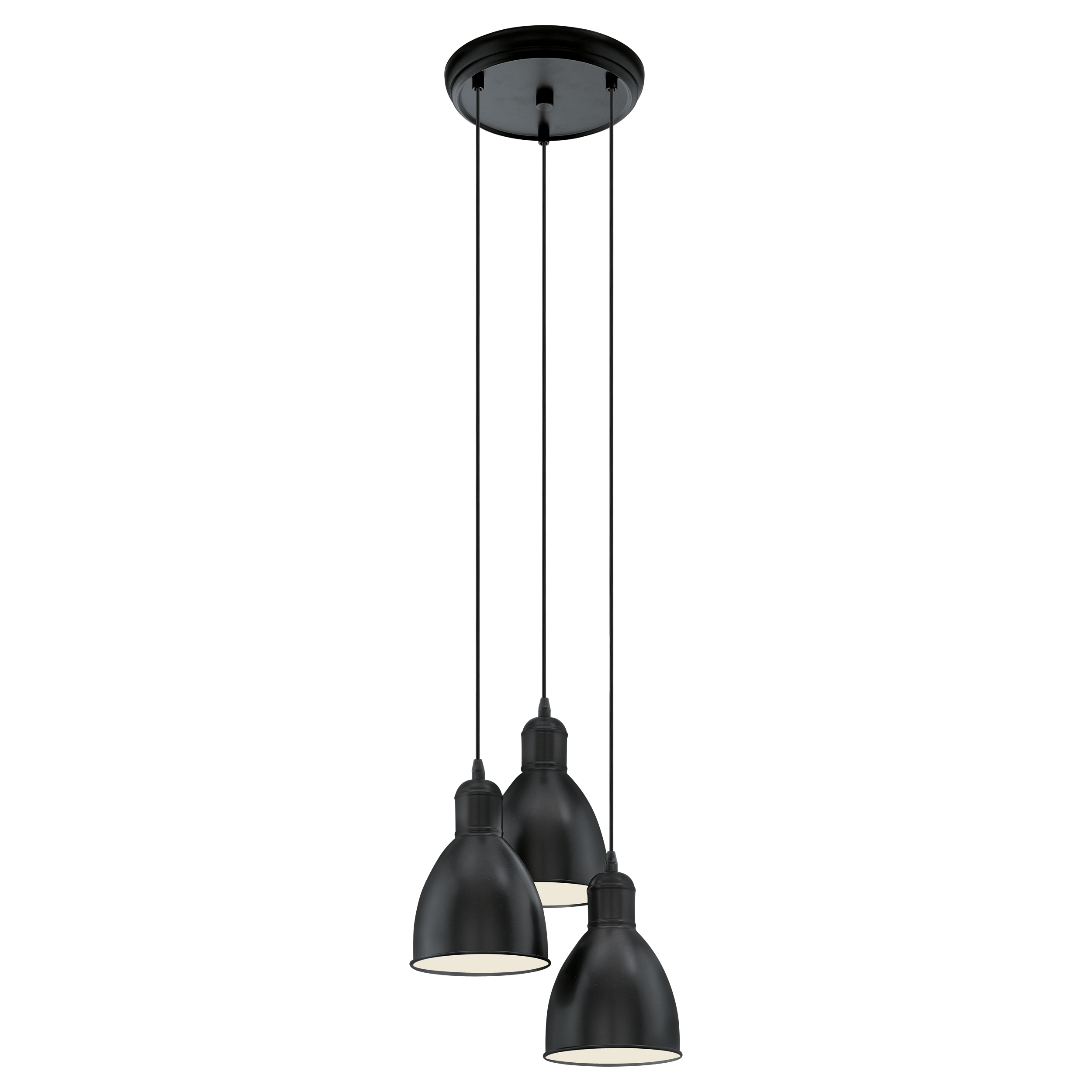 EGLO Priddy Hanglamp - Staal - E27 - 110 cm - 49465