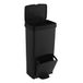 WELL HOME MOBILIARIO & DECORACIÓN Vuilnisemmer 70 l, verticaal, 2 vakken, afvalbak, 76 cm, antraciet