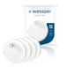 Wessper Waterfilter voor waterfles, disc voor drinkfles van Tritan gemaakt van een gepatenteerde microporeuze actieve koolvliesstof, BPA VRIJ – 4 stuks