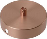 Calex Plafondkap 1 Snoer Ø10 cm - Koper Mat Rond