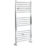 Hudson Reed Artle Sèche-serviettes Design Moderne Chromé Plat 120 cm x 50 cm