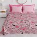 PETTI Artigiani Italiani - Sprei voor kinderen, meisjes, lente en zomer, 225 x 260 cm, voor Frans bed, motief: lipstick, 100% Made in Italy