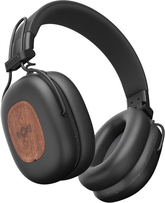 House of Marley Positive Vibration Rebel ANC OverEar Koptelefoon - Zwart