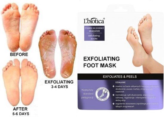 L'Biotica - Eelt masker - Voetverzorging - 40 ml - 1 Paar