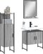 Maison Exclusive - Ensemble de meubles de salle de bain 3 pièces gris Sonoma en bois composite