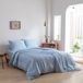 Boomba Housse de couette en bambou bleu ciel 200x200 cm