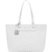Armani Exchange Liz Essential boodschappentas voor dames met vierkant logo, gebroken wit