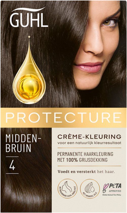 Guhl Natural Colors - No. 4 Middenbruin - Crème-kleuring - Haarverf