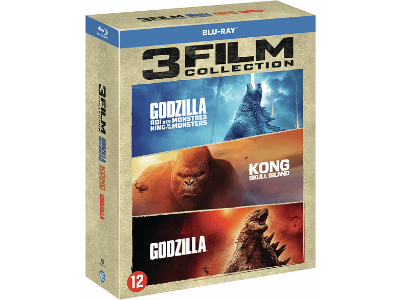 Godzilla 1+2 + Kong - Blu-ray - Boxset - Engels