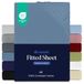 Dreamzie Hoeslaken 160x200 cm katoenjersey, matrashoogte 27 cm, hypoallergisch, Oeko-Tex, blauw
