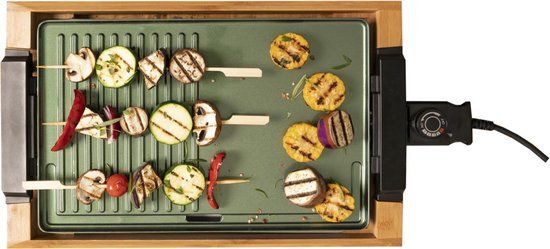 Just Vegan - Ceravegan Eco bamboe grillplaat - Groen