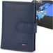 Beltimore Elegante portemonnee homme cuir RFID classique petit vertical bleu marine