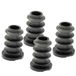 Wagner QuickClick® kunststof glijders, meubelglijders, stoelglijders, set van 4, basis zwart, om in te steken, 4x basis, SMART, kunststof, diameter 16/20 x 3/5/25 mm, helling 6 graden, made in DE