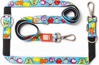 Max & Molly Hondenriem Multifunctionele hondenriem Little Monsters XS Blauw Polyester