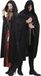 Vegaoo Zwarte cape voor volwassenen Halloween - Verkleedattribuut - One size
