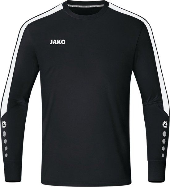 Jako Power Keepersshirt Junior - Maat 152 - Zwart - Wit