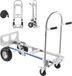 VEVOR 2-in-1 Steekwagen 454kg, Transportkar met 4 Wielen, Ombouwbare Platformwagen met Antisliphandgreep, Draagbare Steekwagen, Trolley voor Verhuizingen, Kantoor, Magazijn, Supermarkt