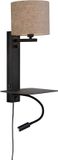 it's about RoMi Wandlamp Florence - Taupe/Zwart
