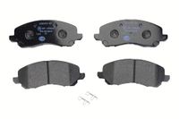 HELLA 8DB 355 009-671 Remblokkenset - met slijtage-indicator - T1274 - voor bijv. CHRYSLER/CITROEN/DODGE/MITSUBISHI