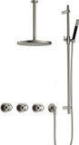 Hotbath Cobber - CW7067 - Inbouw Regendoucheset - Geborsteld Nikkel