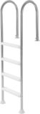 VEVOR Zwembadladder 4-Traps Zwembadinstap 2 Leuningen 120kg voor 137cm Zwembad Met Terras