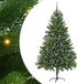 vidaXL Kerstboom met 300 LED met standaard Groen 180 cm PE