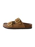 Next - Dames - Forever Comfort® sandalen met voetbed en dubbele bandjes - Bruin