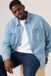 Levi's Classic Western Shirt (Grand & Grand) - Homme - 5XL - Bleu / Franklin Stone Wash
