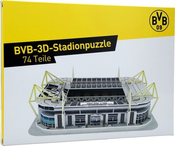 Borussia Dortmund BVB-3D-stadionpuzzel, meerkleurig