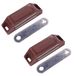 cyclingcolors 2 x magnetische snapper bruin sterke deurmagneet meubelmagneet magneetsluiting kast meubels kastdeur deursluiter deursluiting
