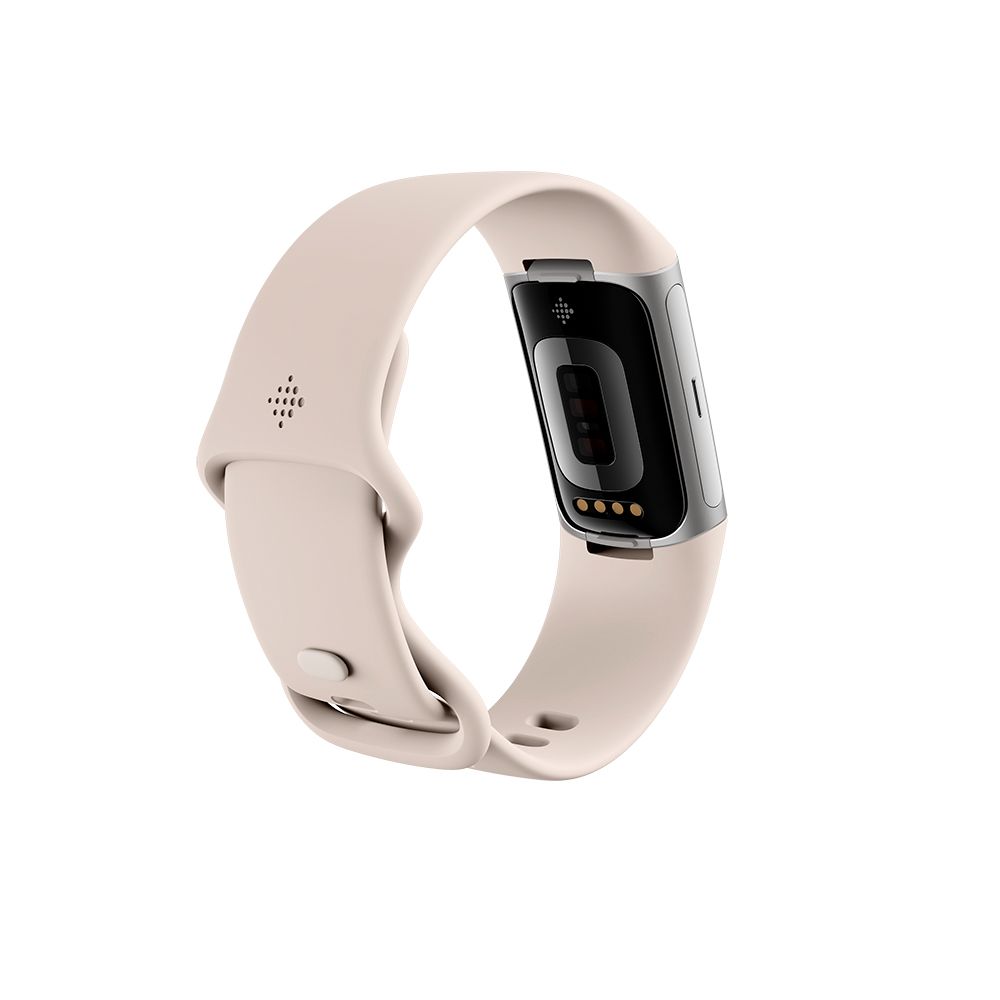 Fitbit Charge 6 AMOLED Activity Tracker - Beige/Silver