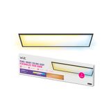 WiZ Plafondlamp LED Paneel - 120 cm lang - Gekleurd en Wit Licht - Slimme LED Verlichting - 36W - Rechthoekig - Zwart
