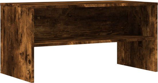 vidaXL Tv-meubel 80x40x40 cm bewerkt hout gerookt eikenkleurig