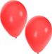 Bellatio Decorations ballonnen - 15x stuks - rood - 27 cm - verjaardag - feestartikelen - versiering