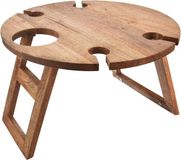 Orion Group Wijntafel voor Picknick Houten Opvouwbaar MANGO 39,5x24,5cm
