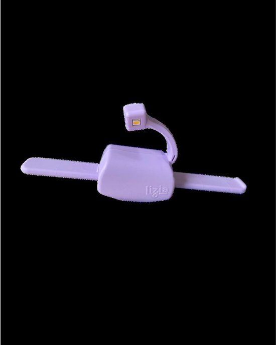 Lizia – 3-in-1 violette leeslamp – Clip-on – Warm led