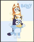 Bluey Friends fleece deken 130 x 170 cm