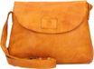 Harold's Leren Schoudertas Submarine Crossbag Yellow Donkergeel