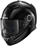 SHARK motorhelm Hark Spartan Blank, zwart, maat S