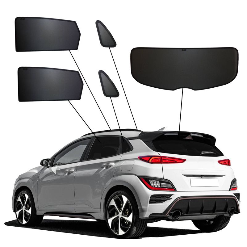 SunClip Zicht- & Zonwering passend voor Hyundai Kona 2017-2023